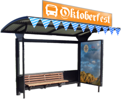 Oktoberfest in bus